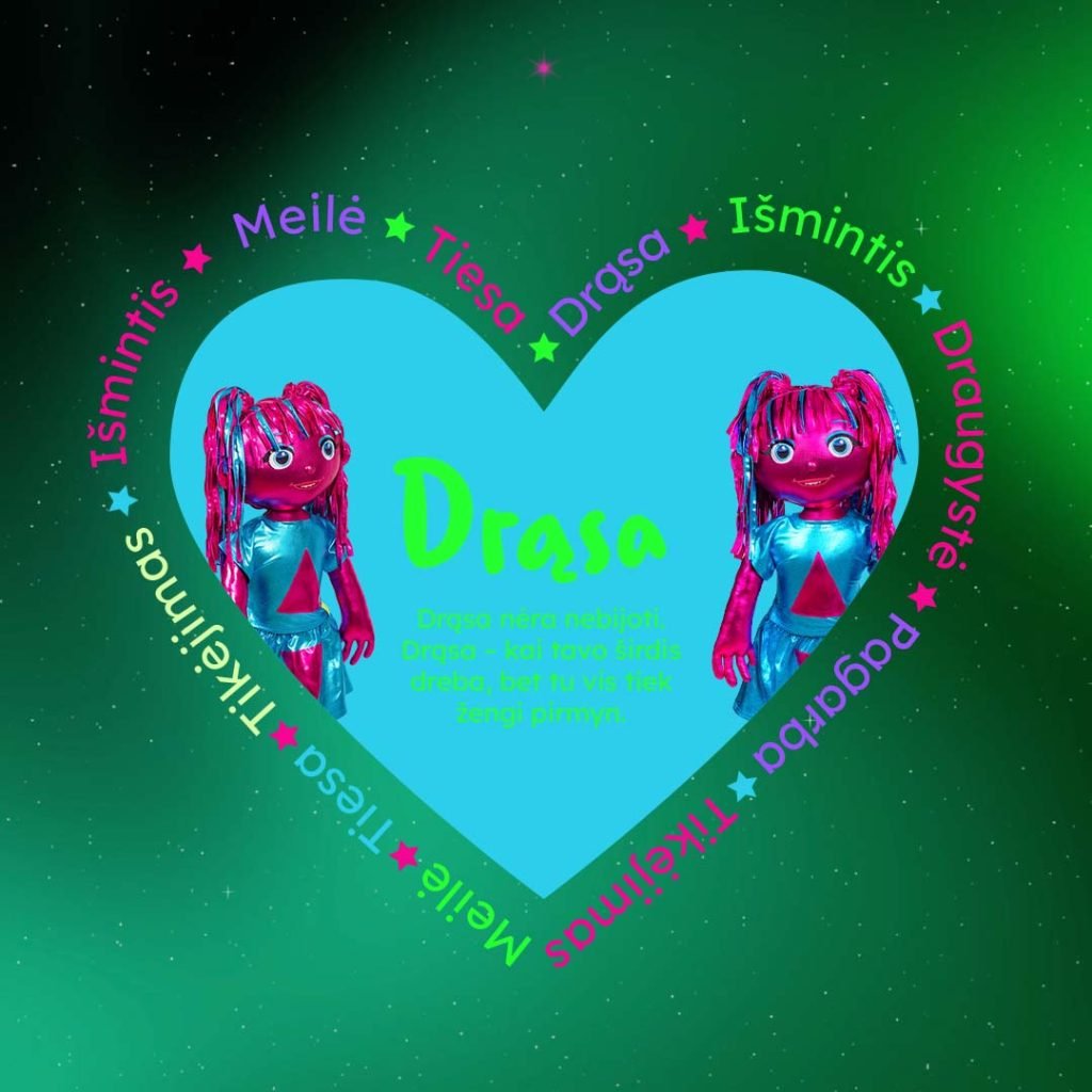 Edukacinės lėlės MiMi video dienoraštis - filmuko Drąsa viršelis