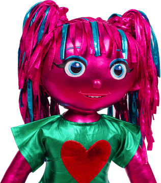 Edukacinė lėlės MiMi su palaidine Meilė