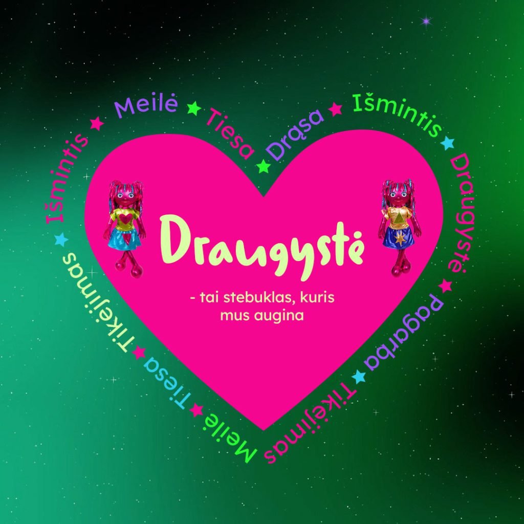 Edukacinės lėlės MiMi video dienoraštis - filmuko Draugystė viršelis